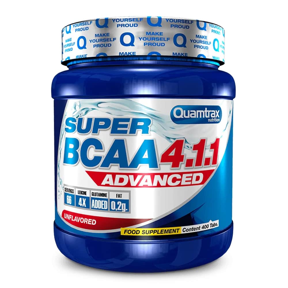 Quamtrax Super BCAA Advanced 4.1.1 – Promove o anabolismo muscular

Os aminoác