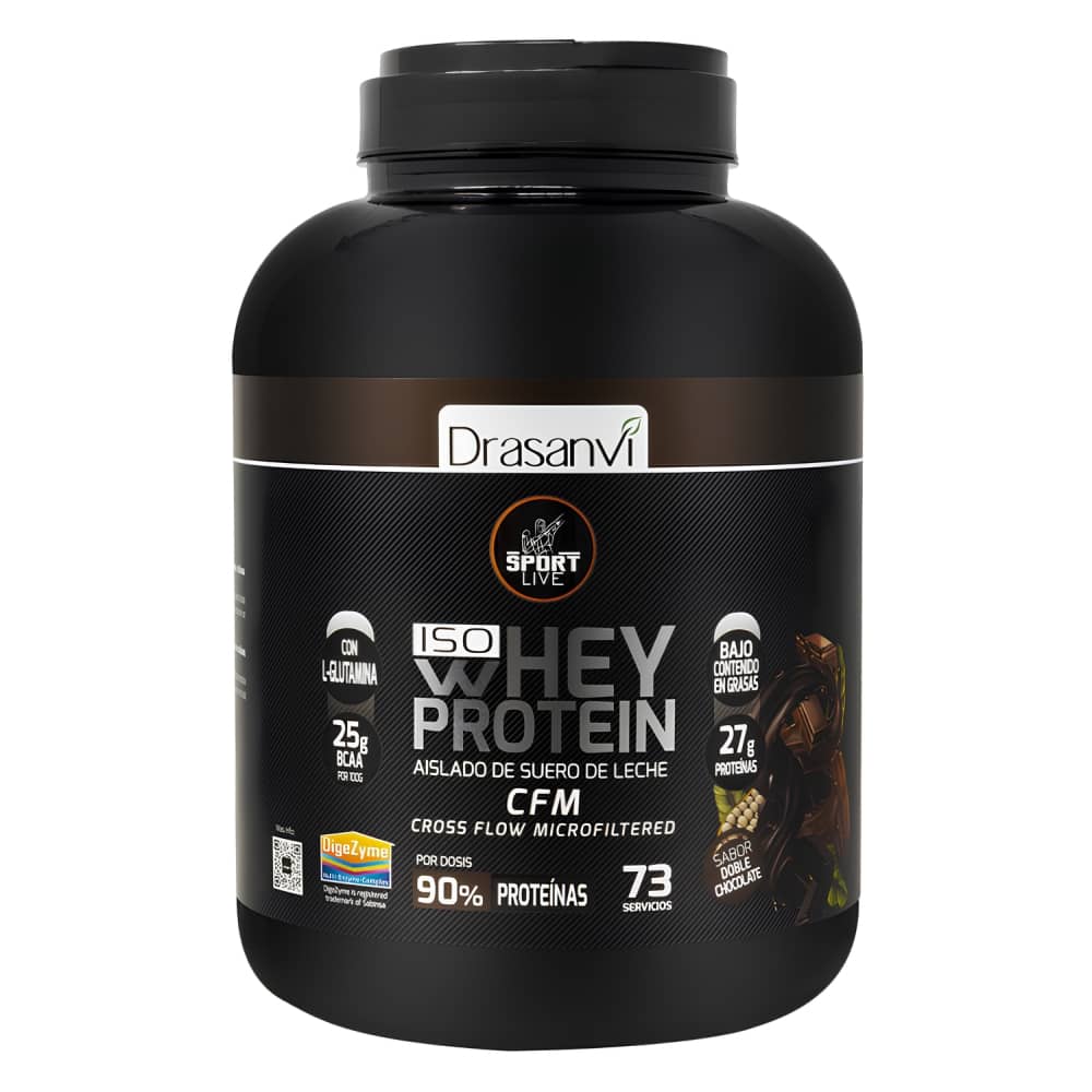 Drasanvi Sport Live Iso Whey Protein - Isolado de soro de leite ultrafiltrado