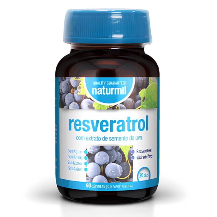 Naturmil Resveratrol - Forte antioxidante que melhora o sistema cardiovascular